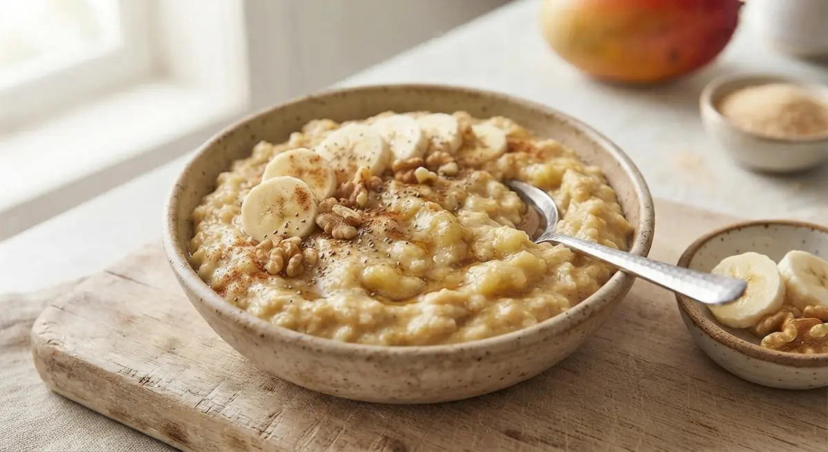Mashed Banana & Oatmeal